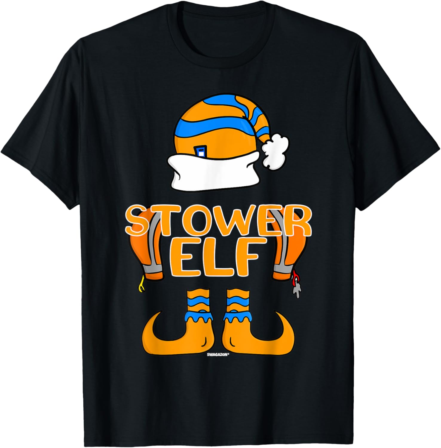 Elves Coworker Stower Stow Elf Swagazon Associate Christmas