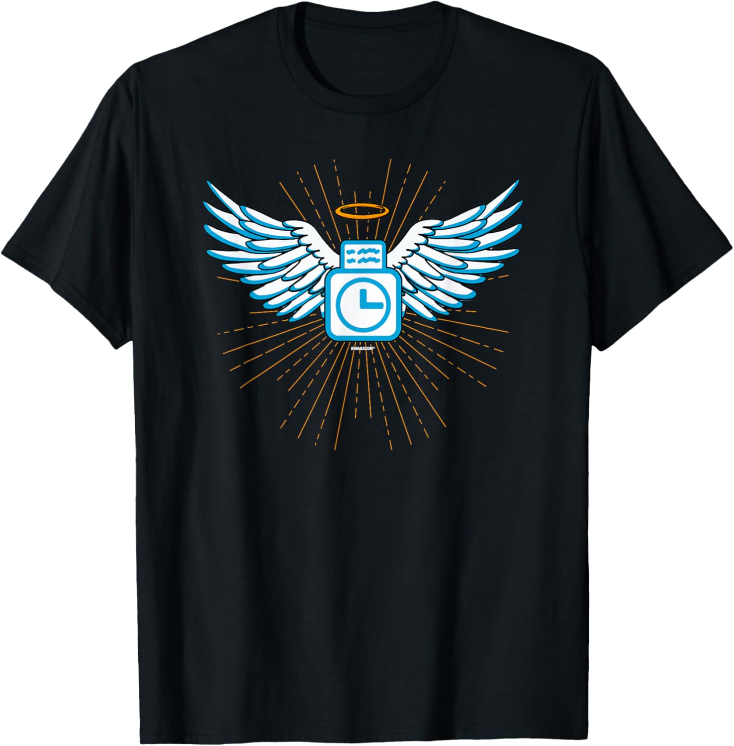 Clock Button Coworker Swagazon Associate Clock Punch Angel