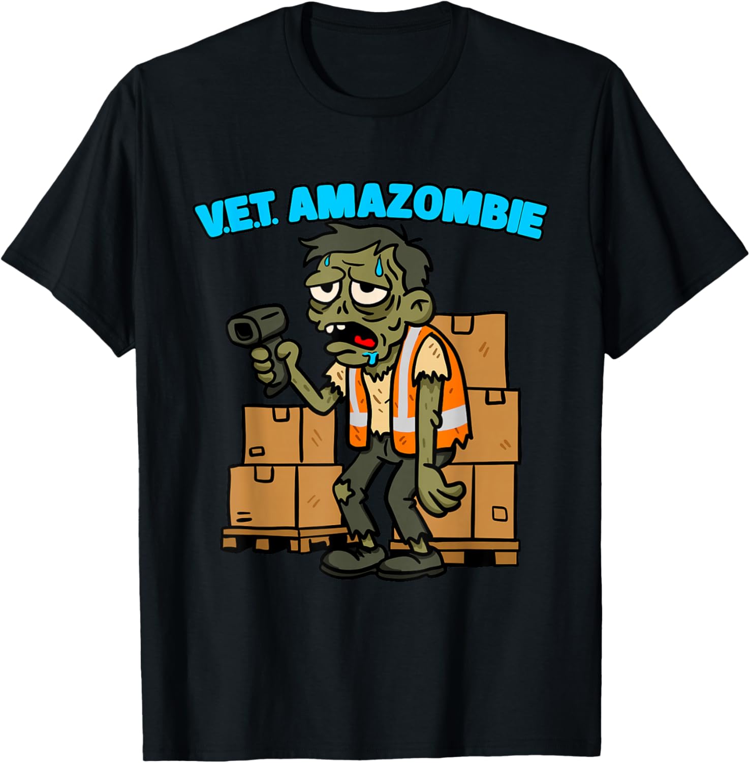 VET Amazombie Associate Sleepy and Tired Overtime Zombie