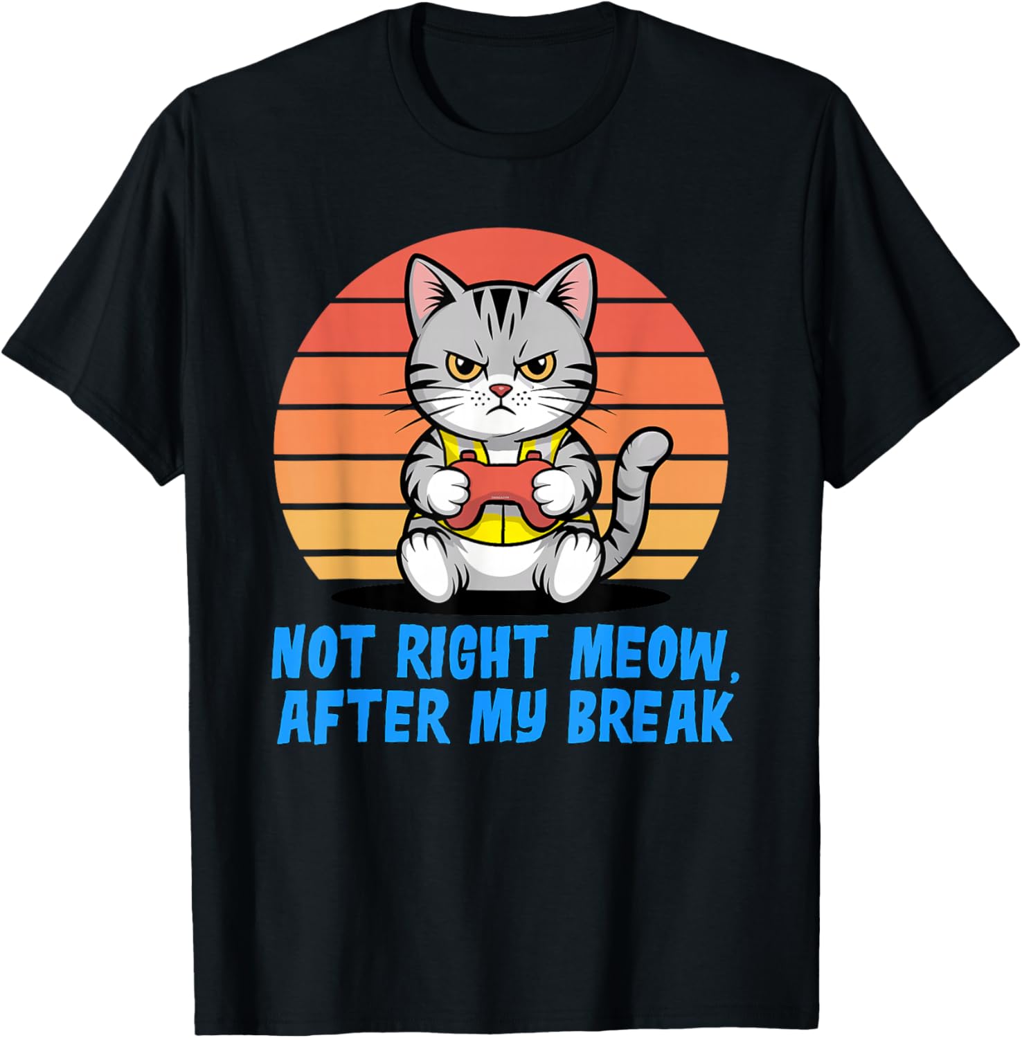 Gaming Cat Coworker Swagazon Associate Not Right Meow
